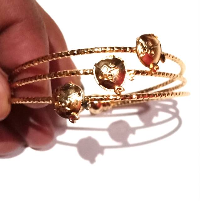 Gelang anak/bayi lapis emas 24karat