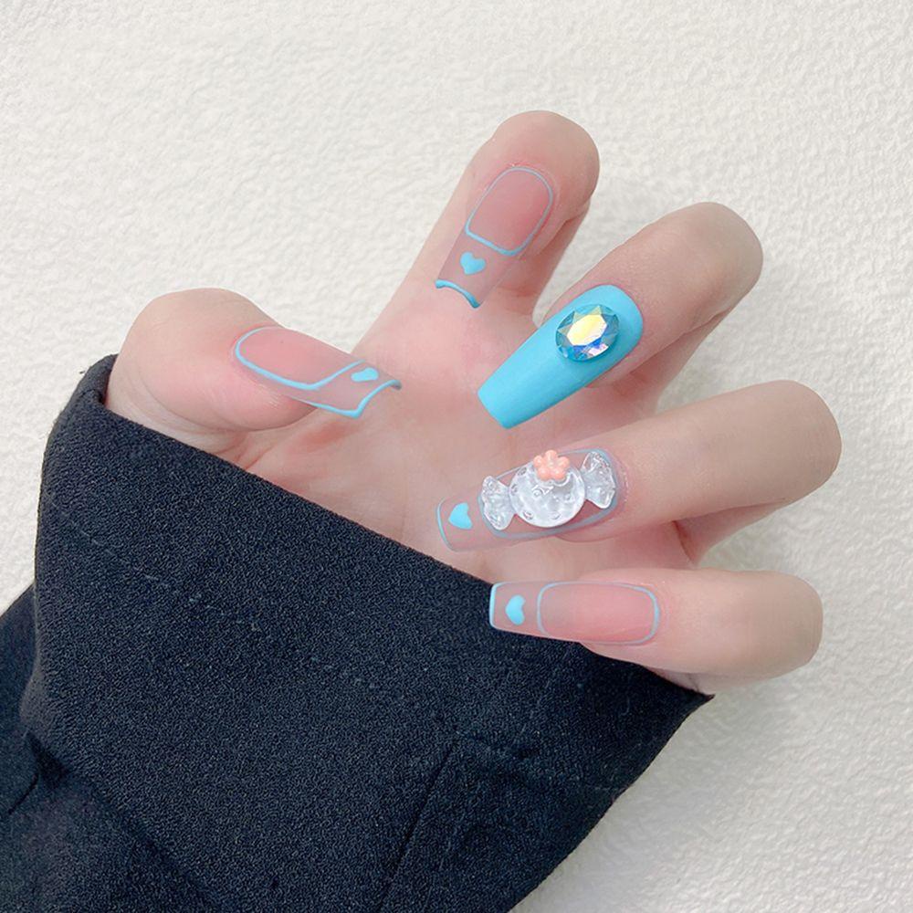 Mxbeauty Candy Nail Art Perhiasan Resin Kecil Segar Lucu Indah Tembus Jepang DIY Alat Nail Art