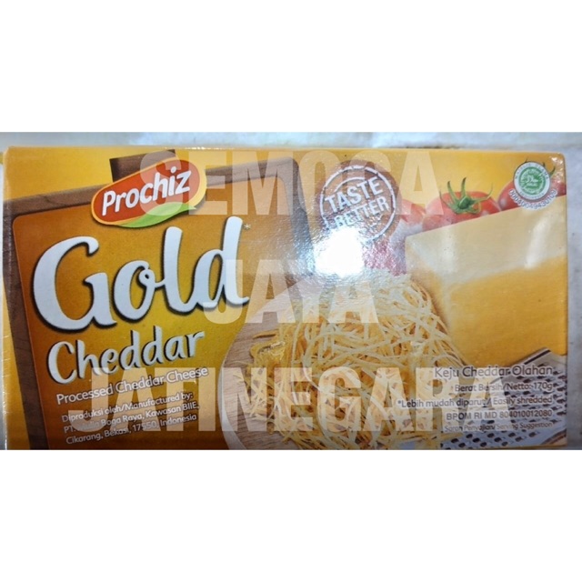 Jual Prochiz Gold Cheddar 170gr Keju Parut Murah | Shopee Indonesia