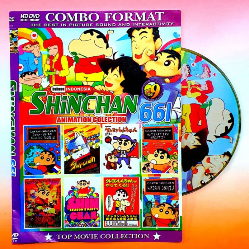 Kaset Video Film Shinchan Movie Collection - Kaset Film Koleksi Anak-anak