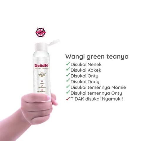 Minyak Telon Doodle GREEN TEA | Exclusive Telon Oil