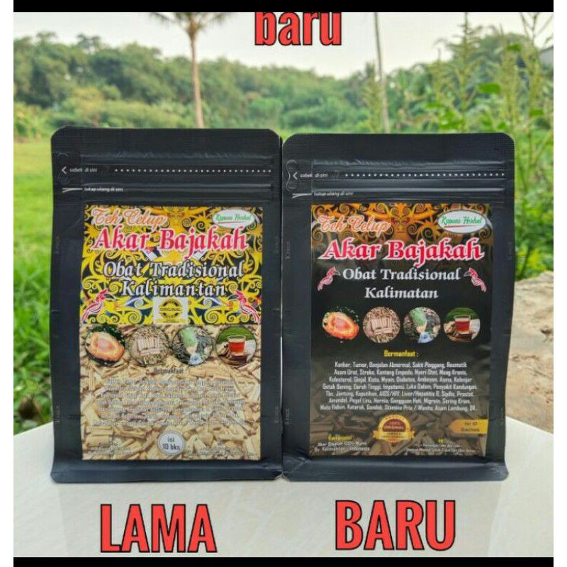 

Teh celup akar bajakah murni tanpa campuran, asli kalimantan - isi 10 sachet x @ 5 gr