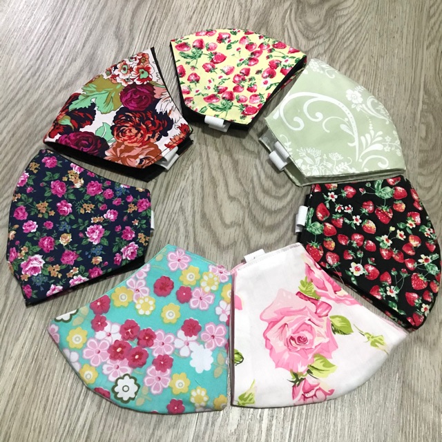Masker Kain Motif Wanita Headloop Earloop 4 Lapis Shopee Indonesia