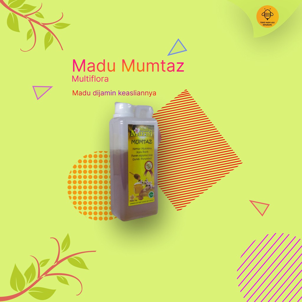 

Madu Asli Madu Mumtaz Multiflora Kayu Putih 1 Kg