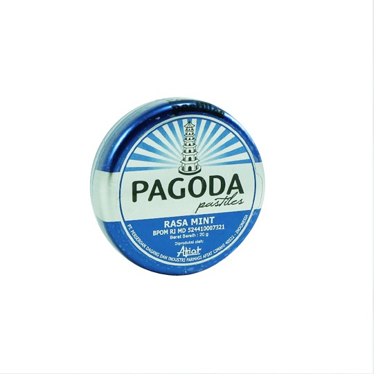 

PAGODA Pastiles 20g (Permen rasa mint).