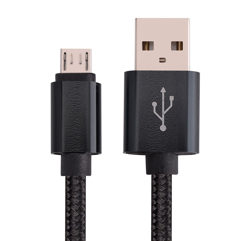 [HOT DEALS] Premium Kabel Data / Charger Micro USB Fast Charging Model Kepang Nilon untuk Android