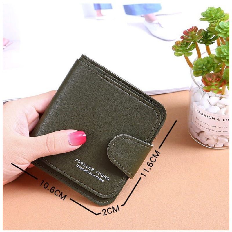 [COD] DOMPET LIPAT PENDEK WANITA IMPORT DENGAN SLOT KARTU DAN KOIN DOMPET LIPAT WANITA IMPORT