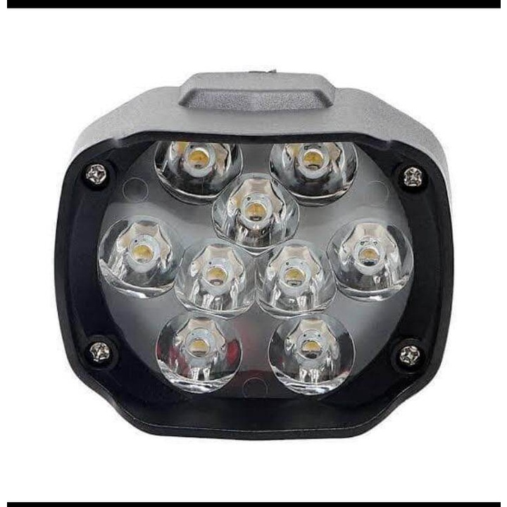 Lampu Tembak Sorot Spion Motor LED Spotlight 6 Mata 6 Watt 12V 1pc