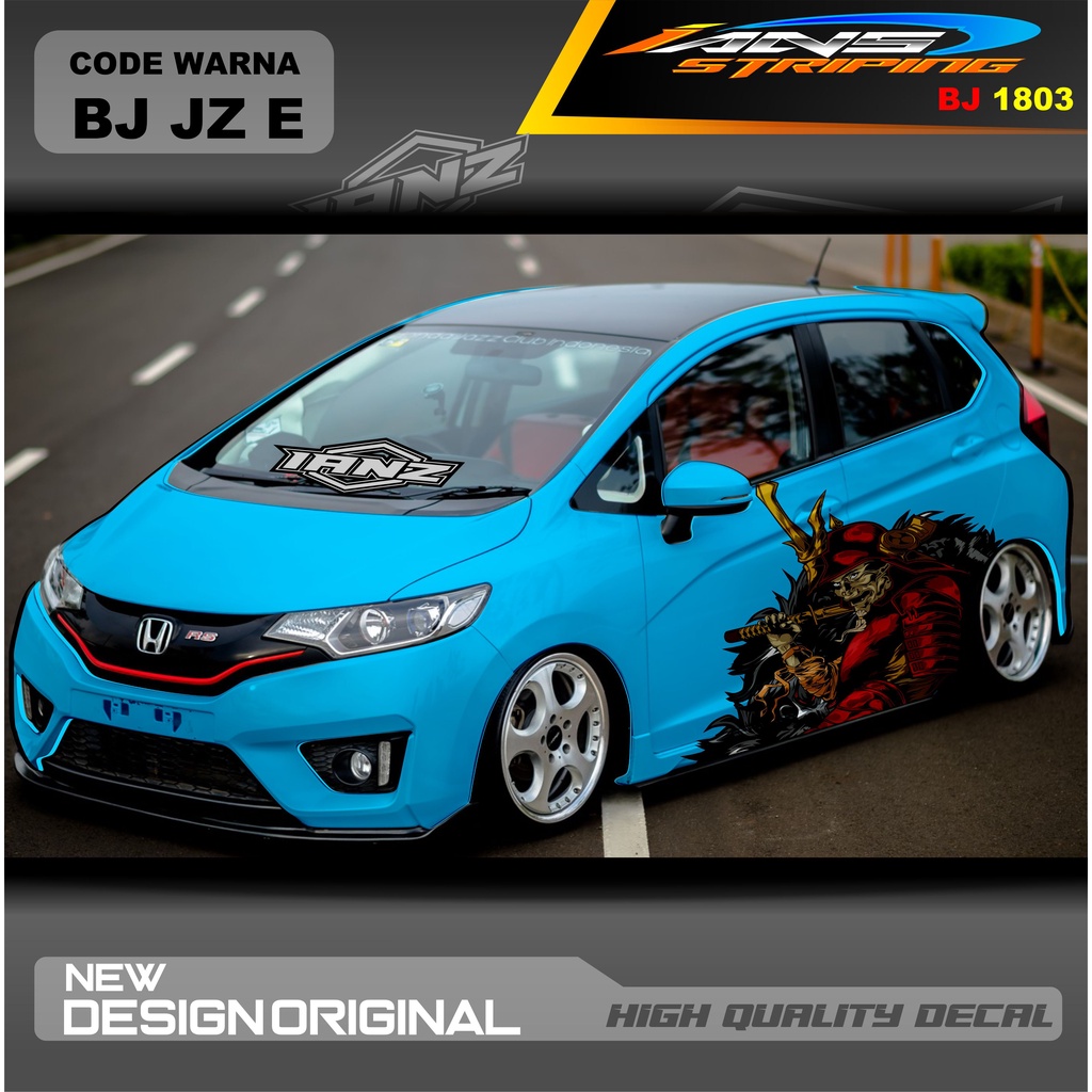 DECAL STICKER MOBIL HONDA JAZZ MOBIL AGYA AYLA AVANZA DLL / STIKER VARIASI MOBIL / DECAL STIKER MOBIL