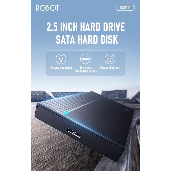Robot RSHD10 SSD HDD Enclosure 2.5&quot; Inch SATA USB 3.0 External Case