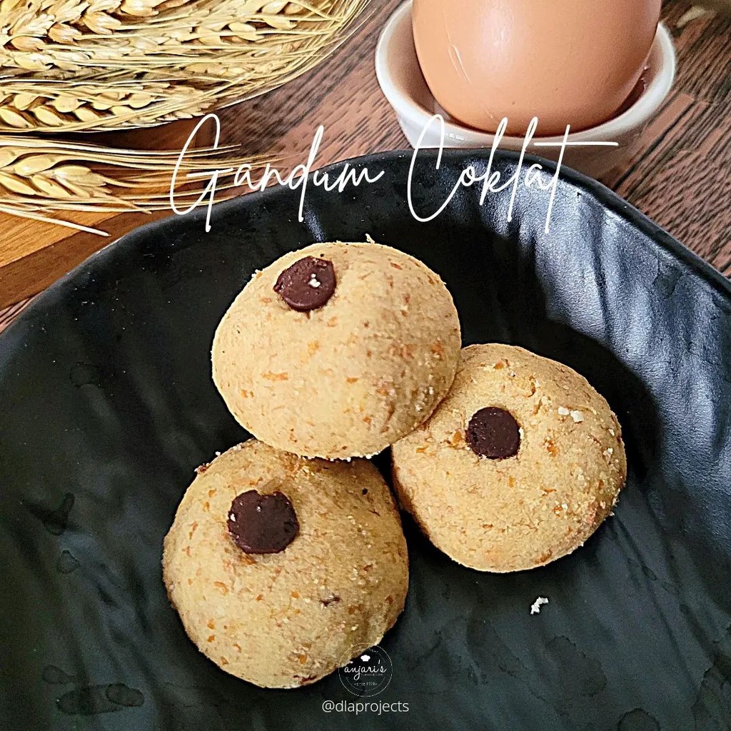 

GANDUM COKLAT ANJARIS COOKIES - KUE KERING HOMEMADE - KUE LEBARAN - KUE NATAL