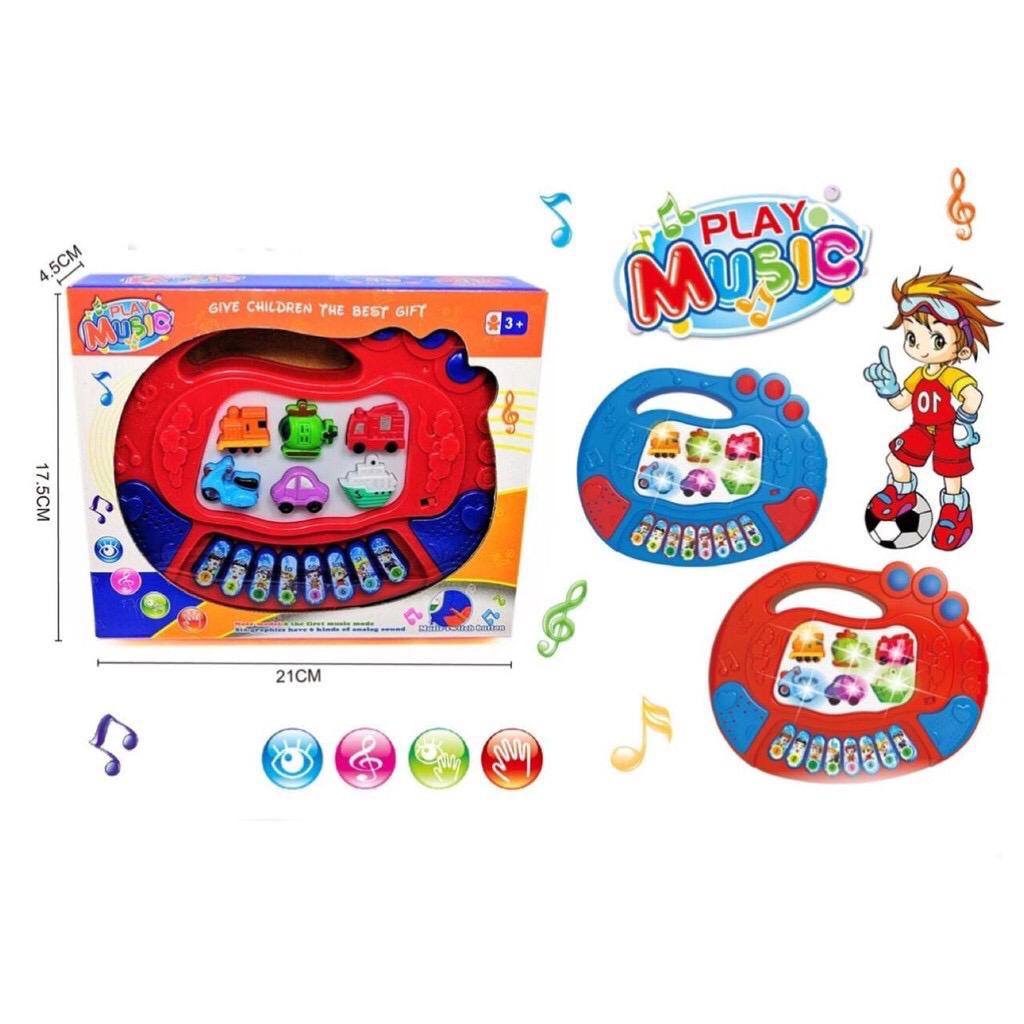 Edufuntoys -  MUSIC PIANO/ animal farm Piano / vehicle piano / music elf mainan piano anak-1