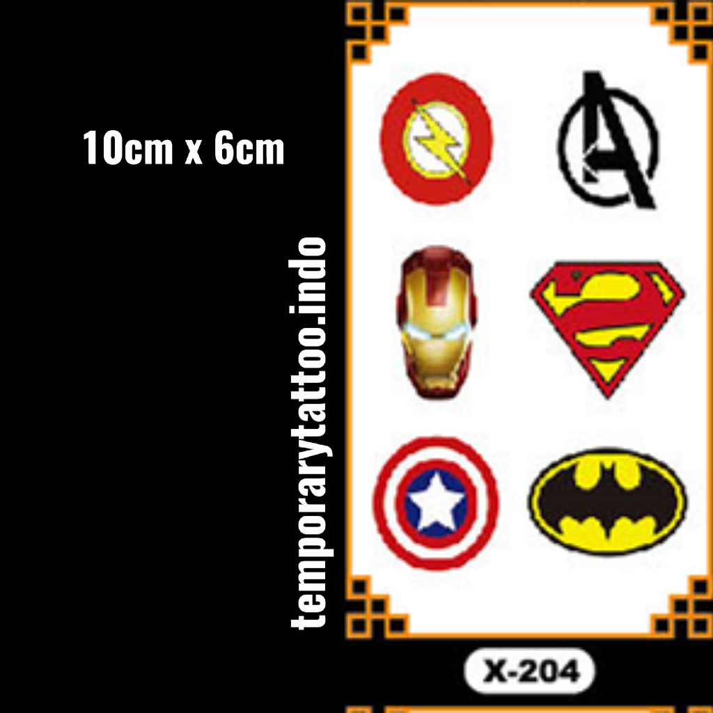 Tato Temporer Lengan Tangan Gaul Keren Temporary Tattoo 10x6 - X204