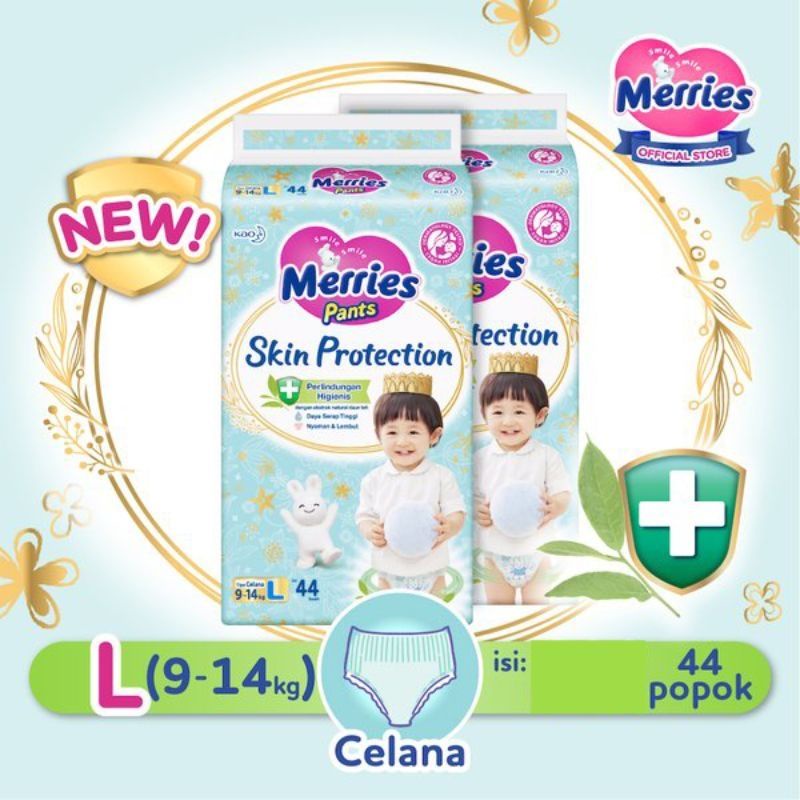 Merries Pants Skin Protection L44/Popok
