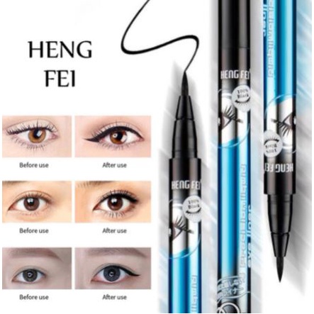 Hengfei Eyeliner Pen Cair Waterproof (Red/Blue) DJ HF01