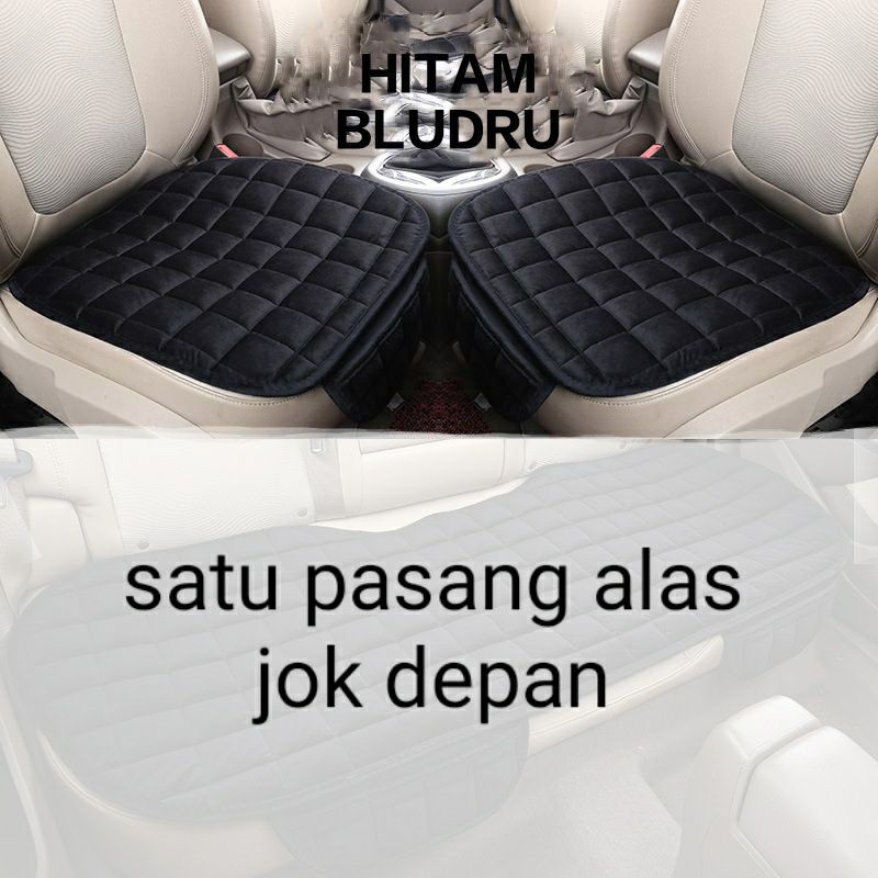 ALAS DUDUK PELINDUNG JOK MOBIL PRODUK LOKAL BERKUALITAS BAHAN BLUDRU HALUS  EMPUK DAN NYAMAN