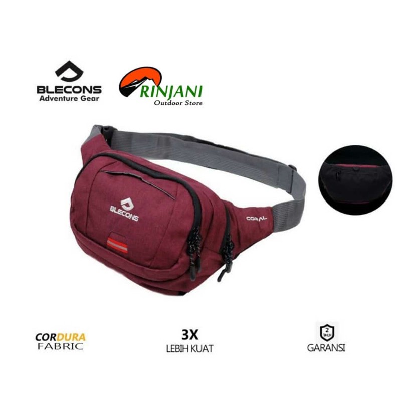 Tas Pinggang Waistbag Blecons Seri Coral Original