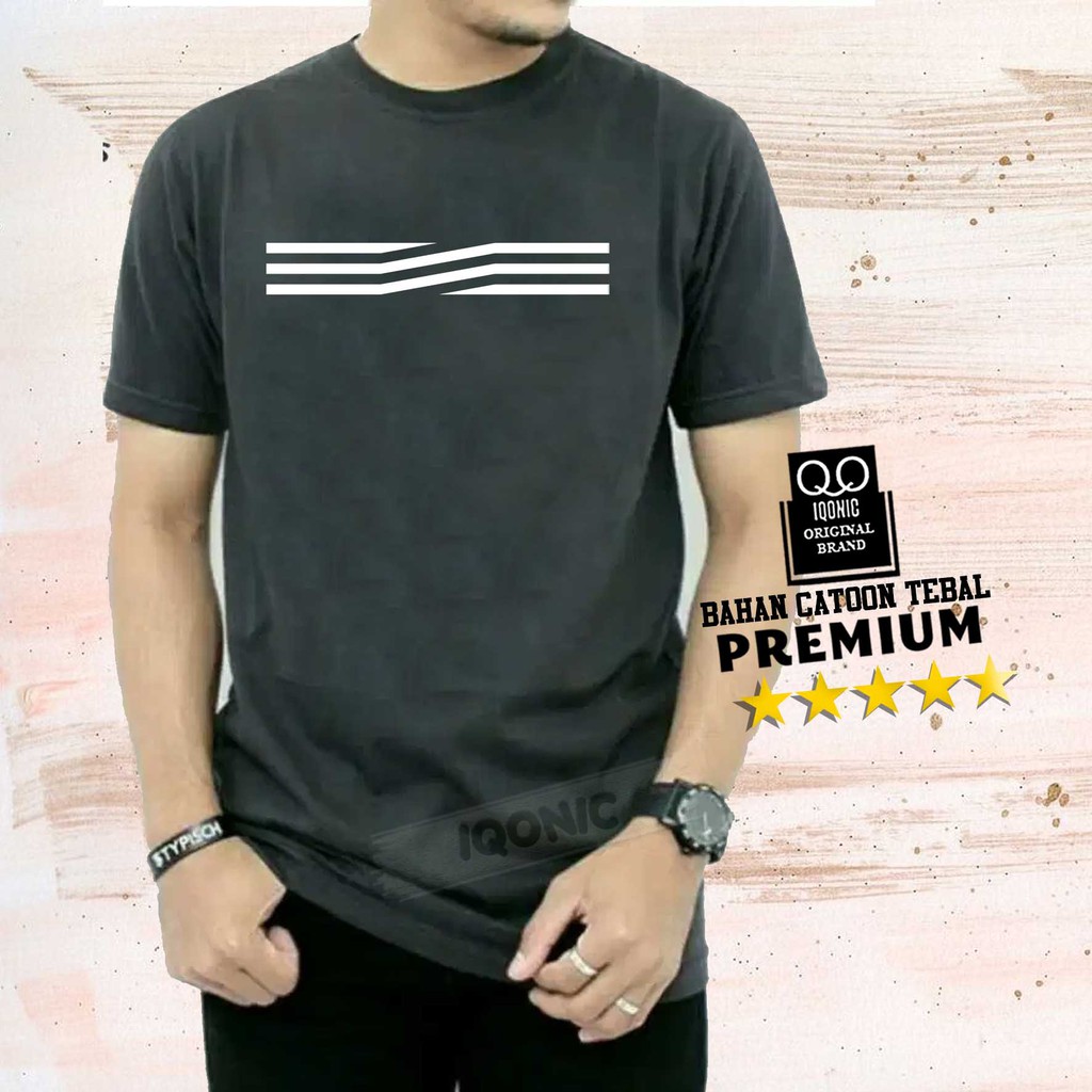 Brother Store Kaos Distro Pria - KAOS COWOK - Kaos Kata Kata Keren - Four Stipe Premium