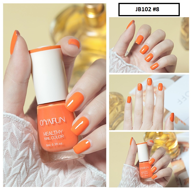 OYAFUN [ORIGINAL] BARU Peel Off kutek JB102 cat kuku halal muslimah Gel Nail polish O'yafun Kuteks
