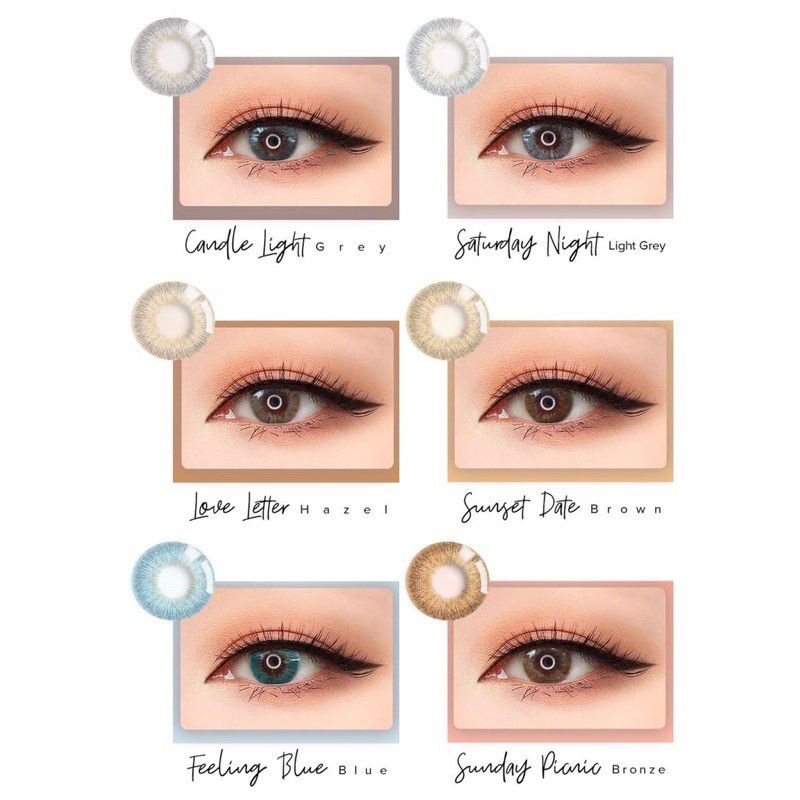 SOFTLENS LOVE AFFAIR BY X2 FREE LENSCASE / SOFLENS / SOFTLEN / EDP