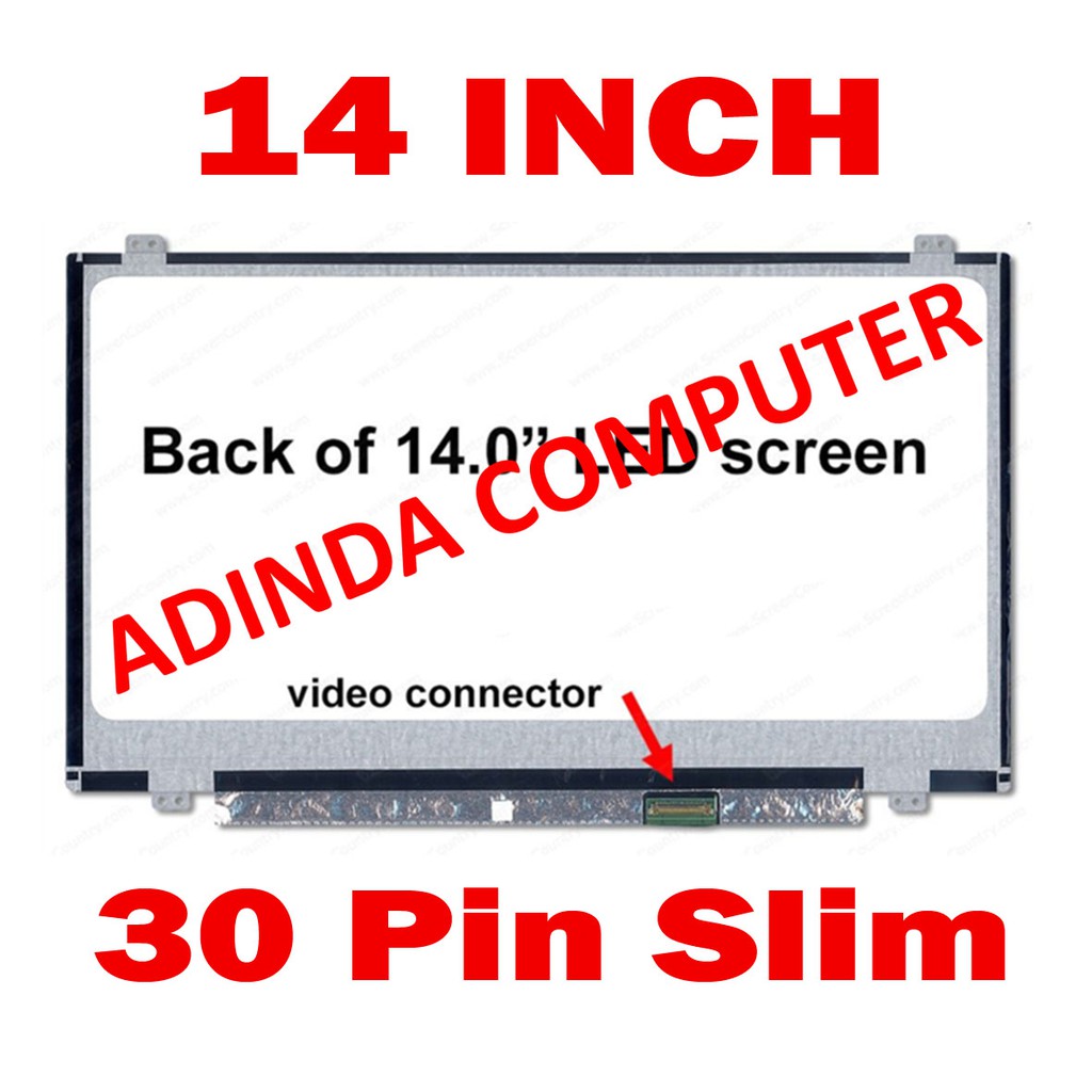 LED LCD Layar Screen Dell Inspiron 14 3452 5458 Vostro 14 3000 3458