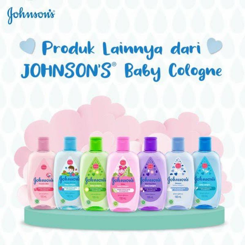 Johnson's Baby Cologne 100ml - Johnson Minyak Wangi Bayi - Parfum Bayi