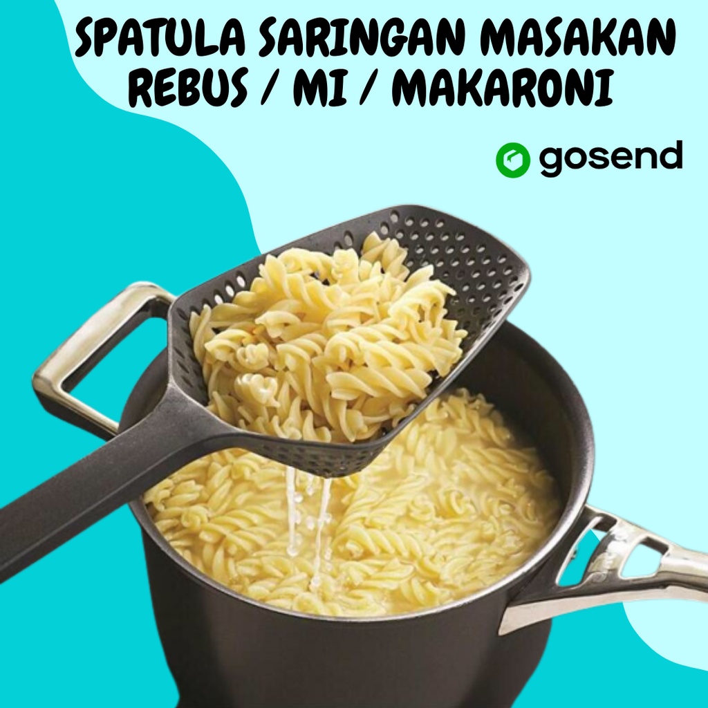 Spatula Alat Masak Goreng Dapur Fry Food Mesh Strainer Saringan Mie / Makaroni Masakan Rebus / Alat 