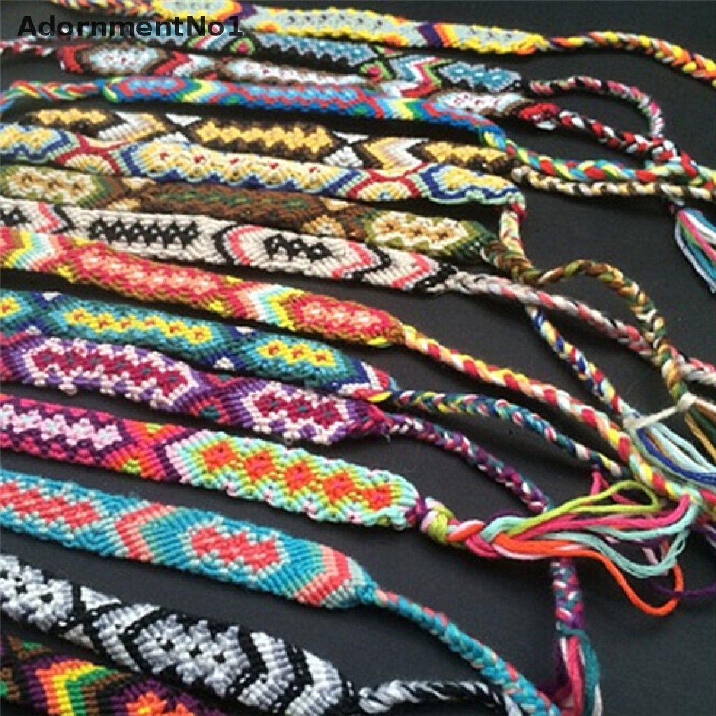 (AdornmentNo1) Gelang Tali Anyam Handmade Gaya Boho Untuk Wanita