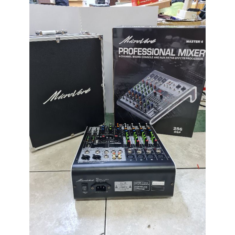 MIXER AUDIO MICROVRRB MASTER4/MASTER 4 4CH usb-bluetooth-Soundcard to pc ( original ) free koper