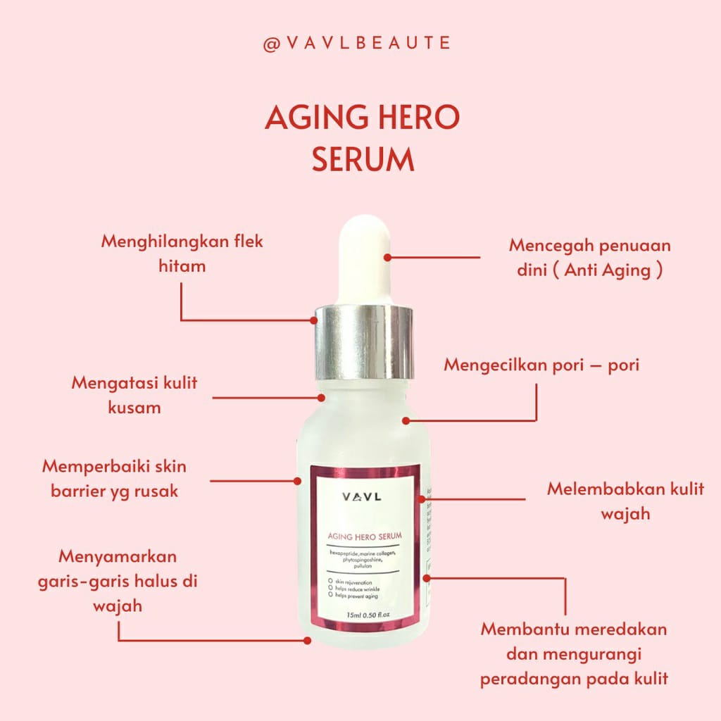 VAVL AGING HERO SERUM (ANTI AGING) / SERUM ANTI AGING VAVL