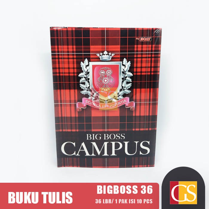 

BUKU TULIS PANJANG BOXY BIG BOSS 36 LEMBAR CAMPUS