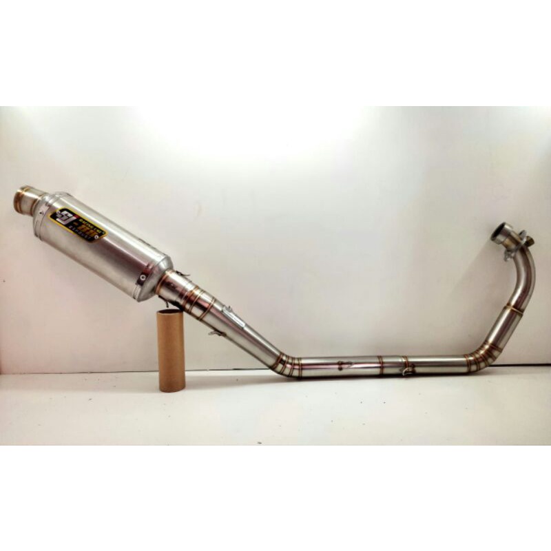 Knalpot Racing Satria Fu Fi SJ88 Feat GP Oval J2