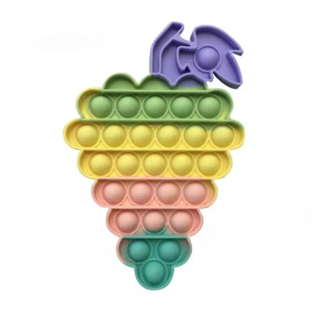 Push Bubble Fidget sensory Pop It Toy Mainan Anak untuk Penghilang Stress-Grape