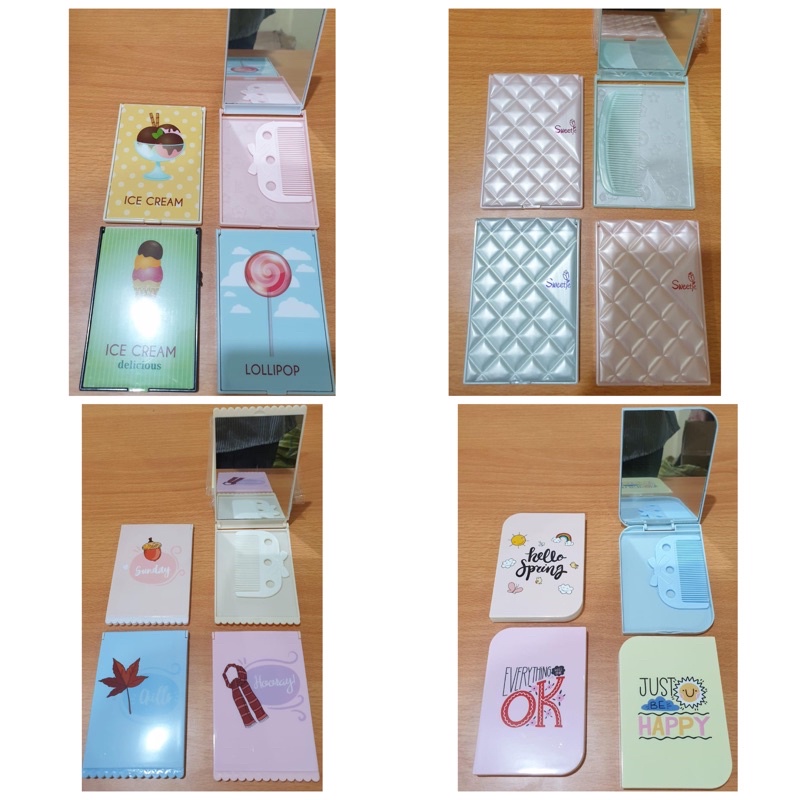 CERMIN RIAS LIPAT + SISIR ⚫️-CERMIN LIPAT RANDOM