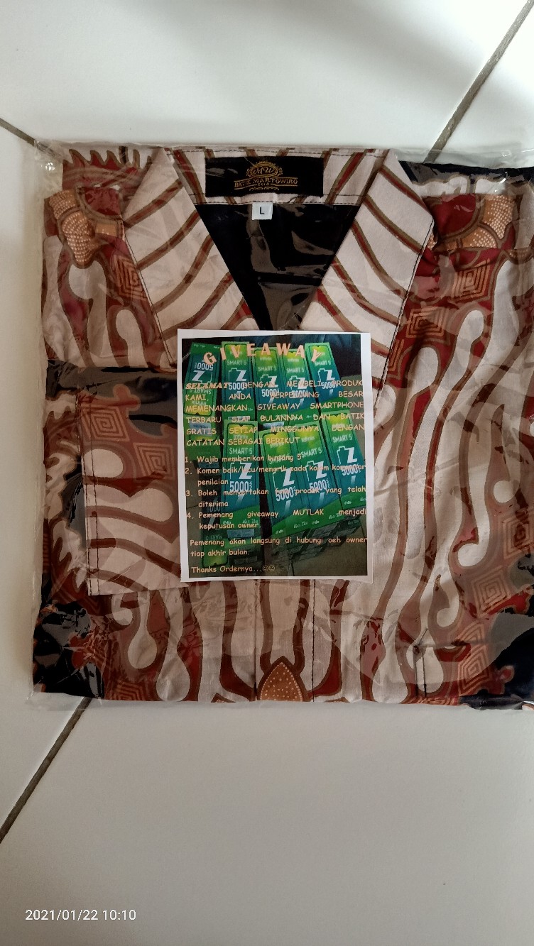 Batik Solo Pitojiwo Full Furing Katun Halus Baturaden