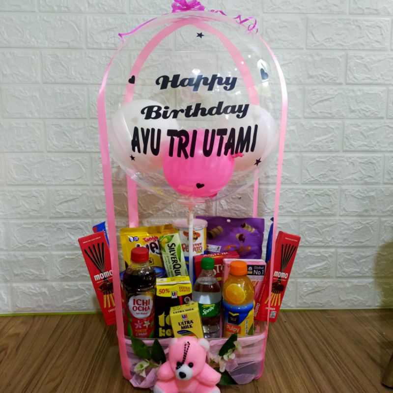 

Snack in the basket +balon