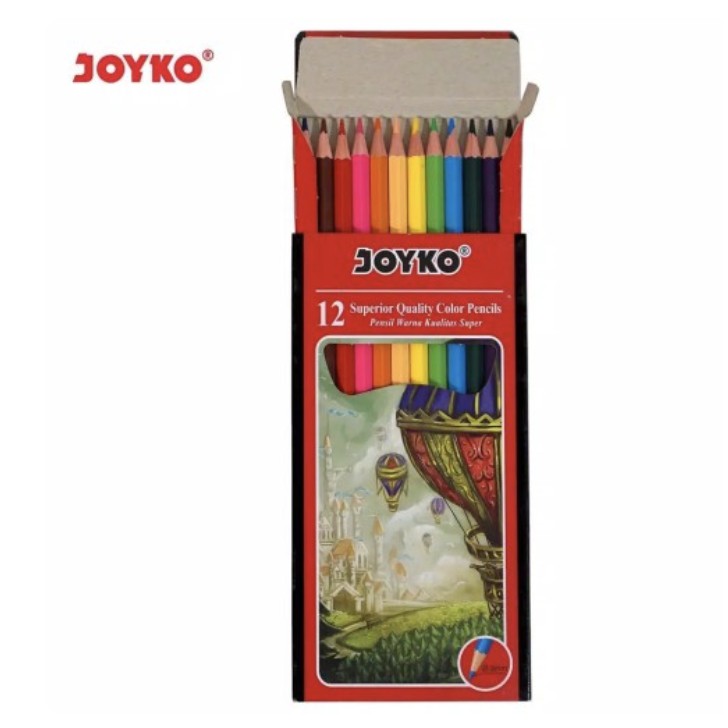 

Pensil Warna 12 Warna Panjang Joyko CP-100