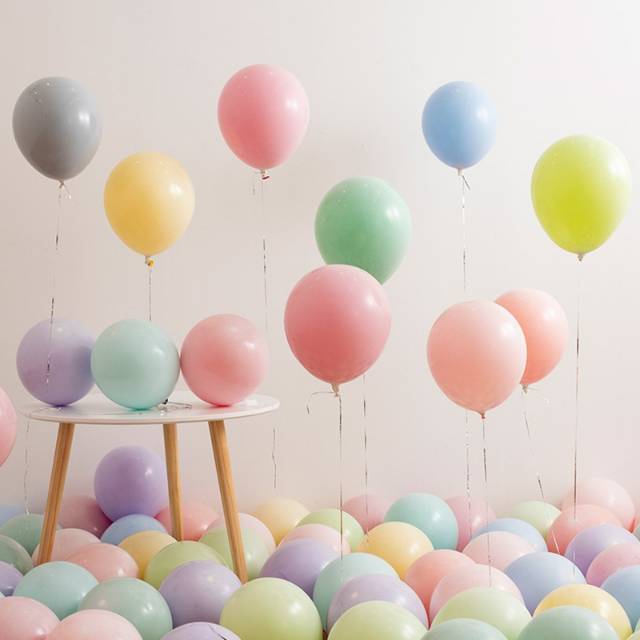 Balon doff warna pastel 10 inch/ balon karet macaron | Shopee ...