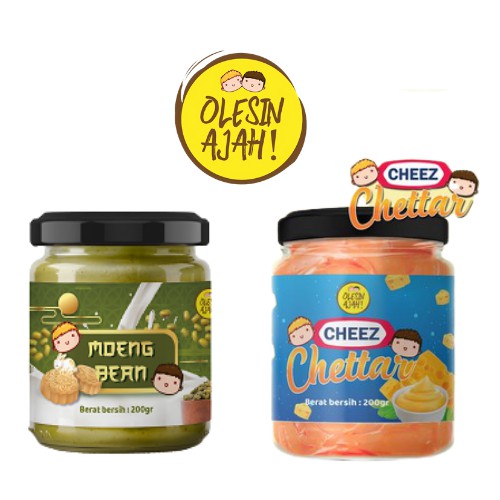 

Promo OlesinAjah Selai Chettar + Selai Moeng Bean / Kacang Hijau 200Gr