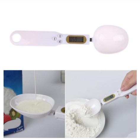 [TIMBANGAN UNIK] - Taffware Digipounds Sendok Ukur Elektrik Digital Spoon Scale 500g Maks - White