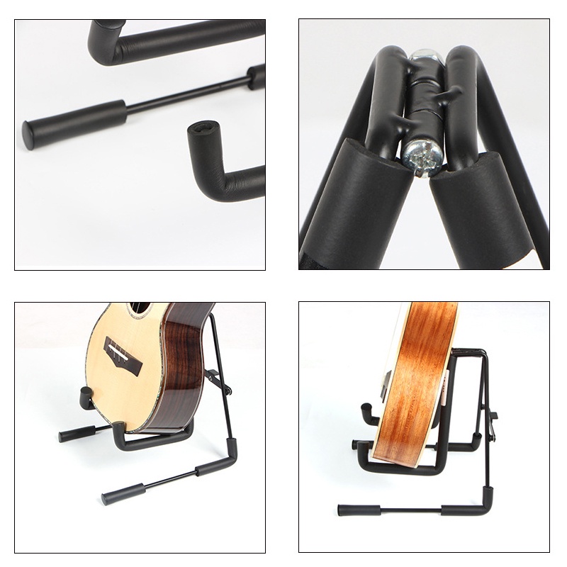 Stand Holder Lipat Bahan Aluminum Alloy Untuk Ukulele / Biola