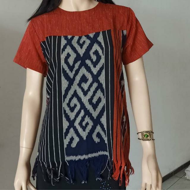 Blouse Tenun Troso Lurik Asli Jepara