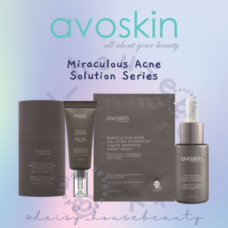 Avoskin Miraculous Acne Solution Series
