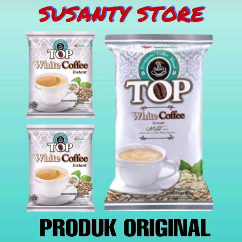 

TOP WHITE COFFEE KEMASAN RENCENGAN 10X21G