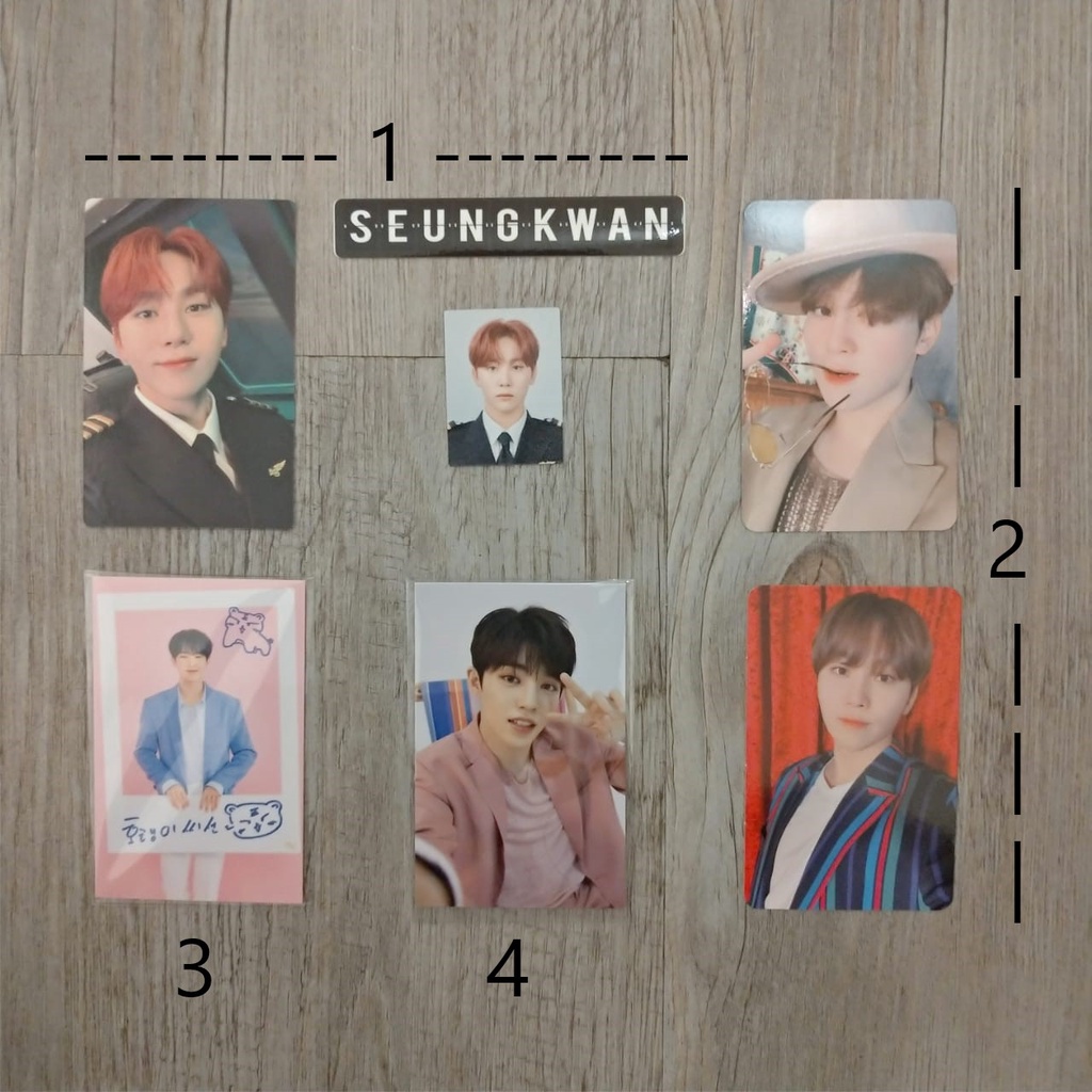 JAJANSVT PC Photocard Going Seventeen SVT Boo Seungkwan Pilot Carat Kit Membership Member Set Caratl