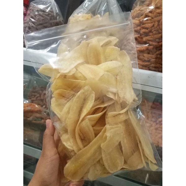 

Keripik Pisang Asin Gurih 250 Gram/Snack Kiloan Gurih TERMURAH/NAFIZA SNACK