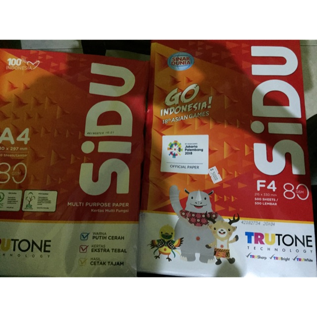 

kertas sidu f4 satu rim murah bekasi (bisa cod bekasi)
