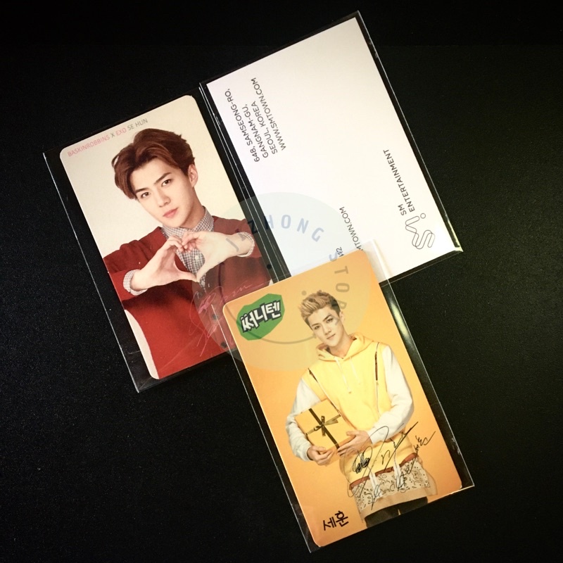 Photocard EXO Sehun