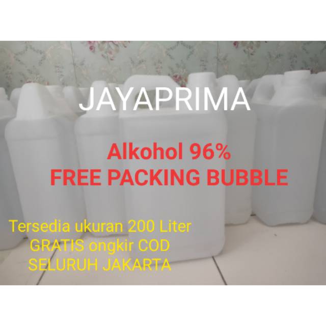 Etanol Alkohol 96% 5 Liter non FOOD GRADE