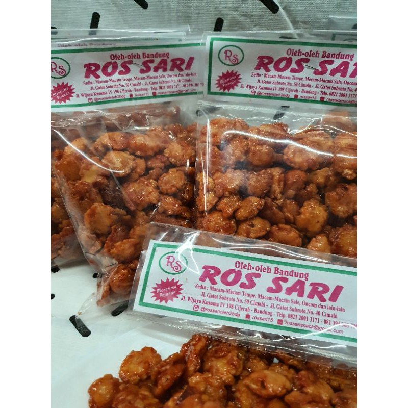 Keripik Emping Manis Pedas 200Gr Oleh Oleh Bandung